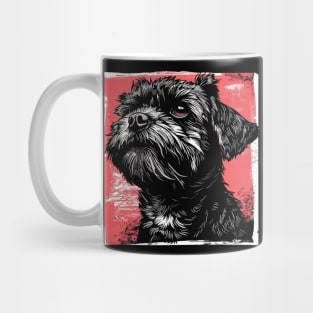 Retro Art Affenpinscher Dog Lover Mug